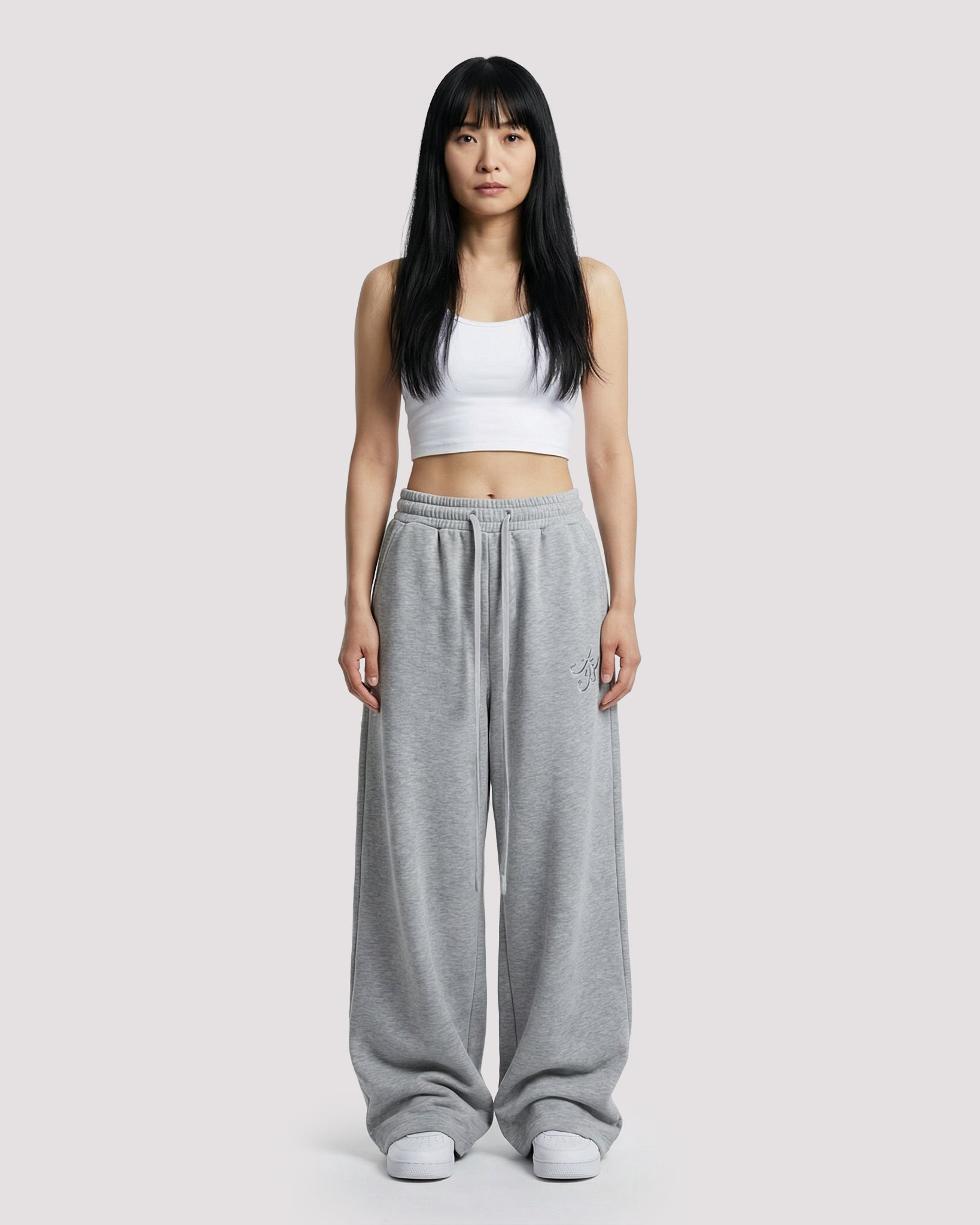 Grey ب ن ط ل و ن super baggy pants
